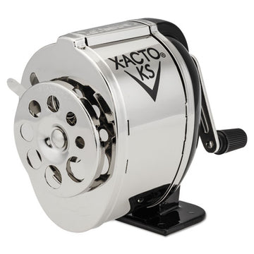X-ACTO® Ks Manual Classroom Pencil Sharpener, Table-wall-mount Design, Manually-powered, 2.75 X 4.75 X 4.25, Black-nickel freeshipping - TVN Wholesale